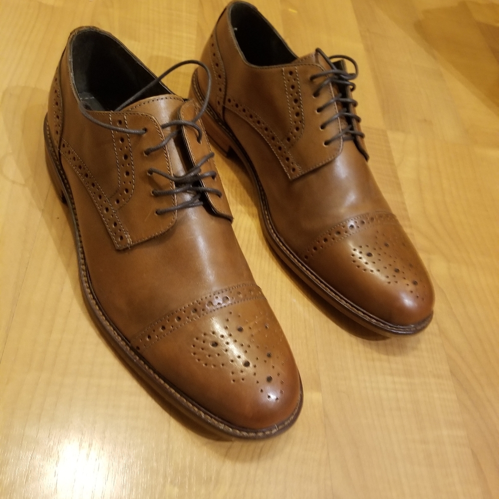 Joseph  Abboud Oak Brown Men's Dress shoes, size10